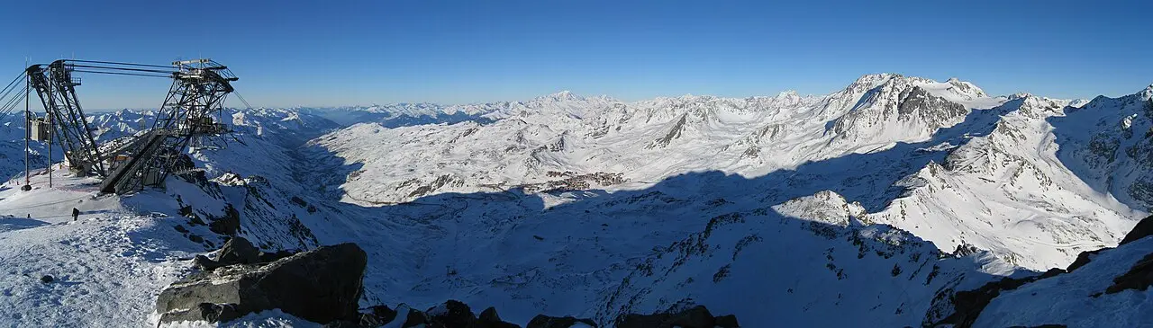 Vue panoramique depuis la Cime Caron